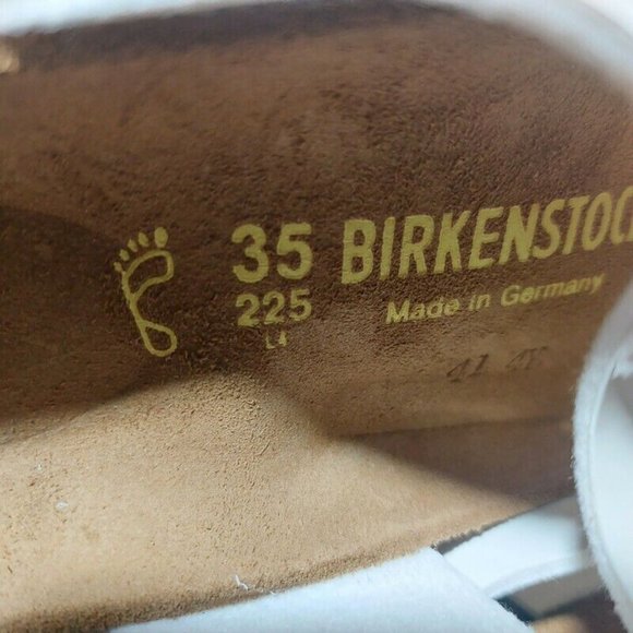 Birkenstock Gizeh Thong Sandals White Patent Sole Pink EU 35 Womens Size 4-4.5 - Picture 5 of 11